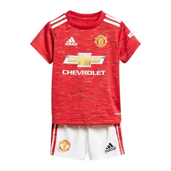 Camiseta Manchester United Primera Niños 2020-2021 Rojo